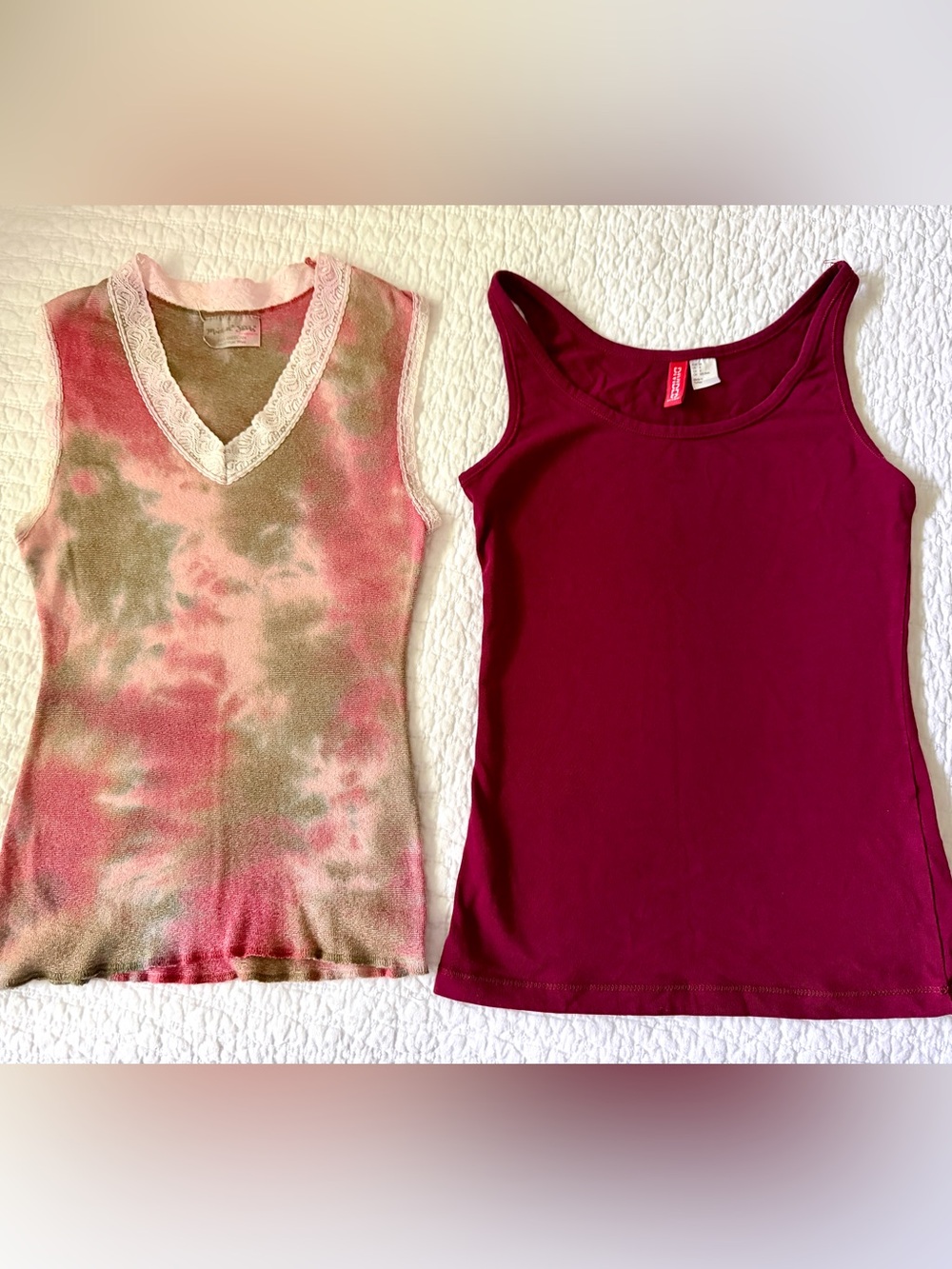 Tank top duo, Michael Stars/Divided